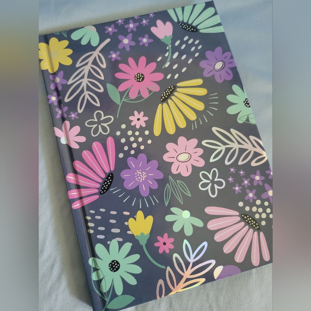 Mini Multicolor Floral Journal Notebook